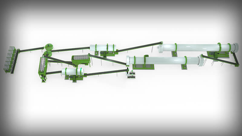 量身定制的有机肥和复合肥料生产线
